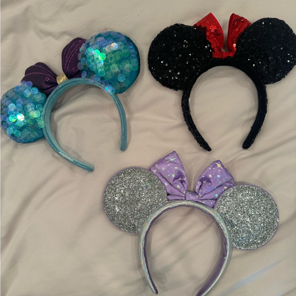 Disney Blue and Black Halloween Costume Headbands
